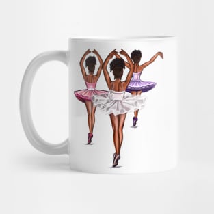 African American ballerina - brown skin ballerinas dancing ballet Mug